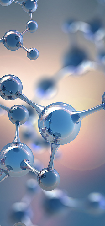 Abstraktes Molekülmodell Abstraktes Molekülmodell