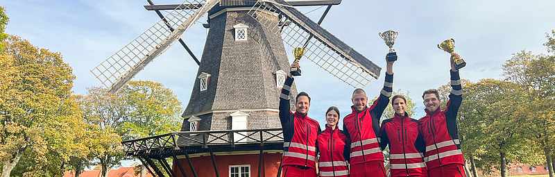 Die siegreichen Wettkampfteams in Kopenhagen/Foto:KAGes