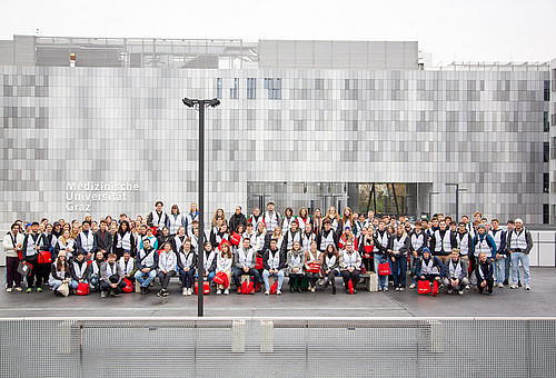 150 Studierende der Med Uni Graz beteiligten sich am Aktionstag