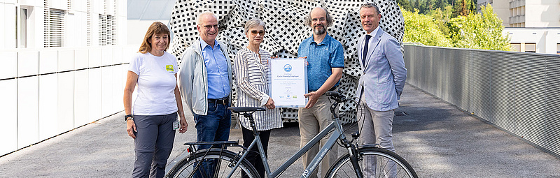 Fahrradfreundlicher Betrieb - Med Uni graz/Monika Wittmann