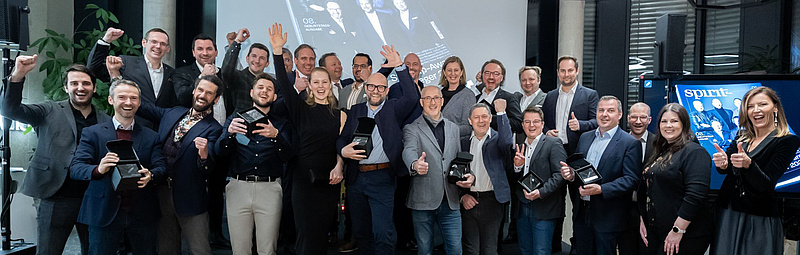 Die Gewinner*innen des Start-Up Awards 2025 - Foto: Oliver Wolf