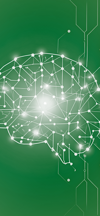 Digitales Gehirn mit Schaltkreisen und Verbindungen, Konzept der künstlichen Intelligenz Digitales Gehirn mit Schaltkreisen und Verbindungen, Konzept der künstlichen Intelligenz