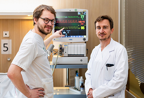 Simon Fandler-Höfler und Thomas Gattringer - Credit: Med Uni Graz/Wittmann