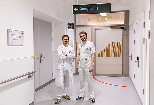 Thomas Gattringer und Simon Fandler-Höfler - Credit: Med Uni Graz/Wittmann