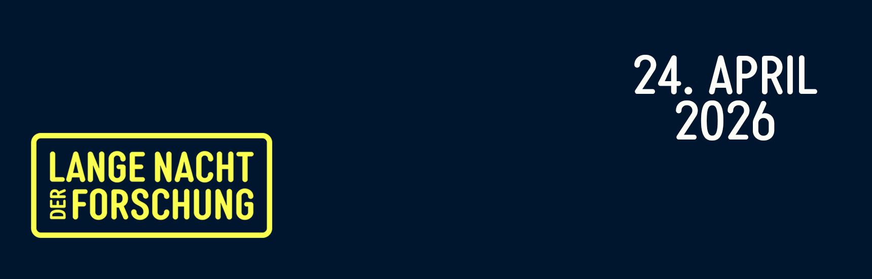Lange Nacht der Forschung Lange Nacht der Forschung